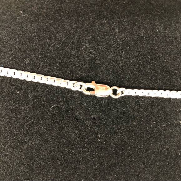 Amethyst Gemstone Flower Bib Necklace Sterling Silver 18 Inches NIB - Picture 9 of 11